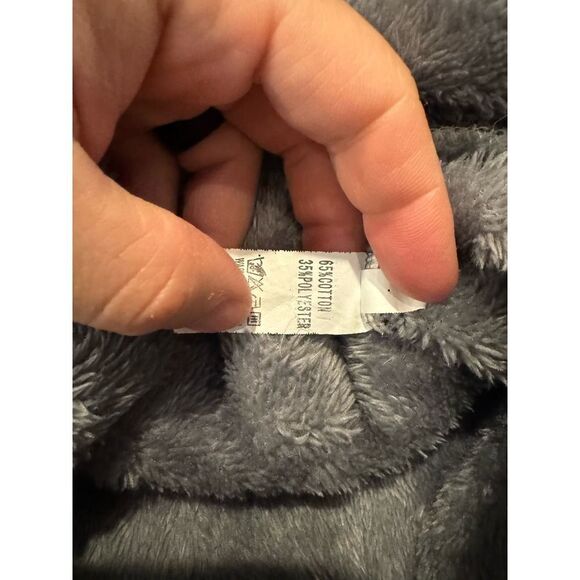 Women's Size Medium Weatherproof 1/4 Zip Sherpa Fuzzy Pullover Jacket White - Picture 3 of 4